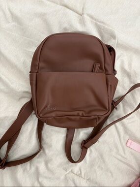 BEIS Brown Mini Backpack